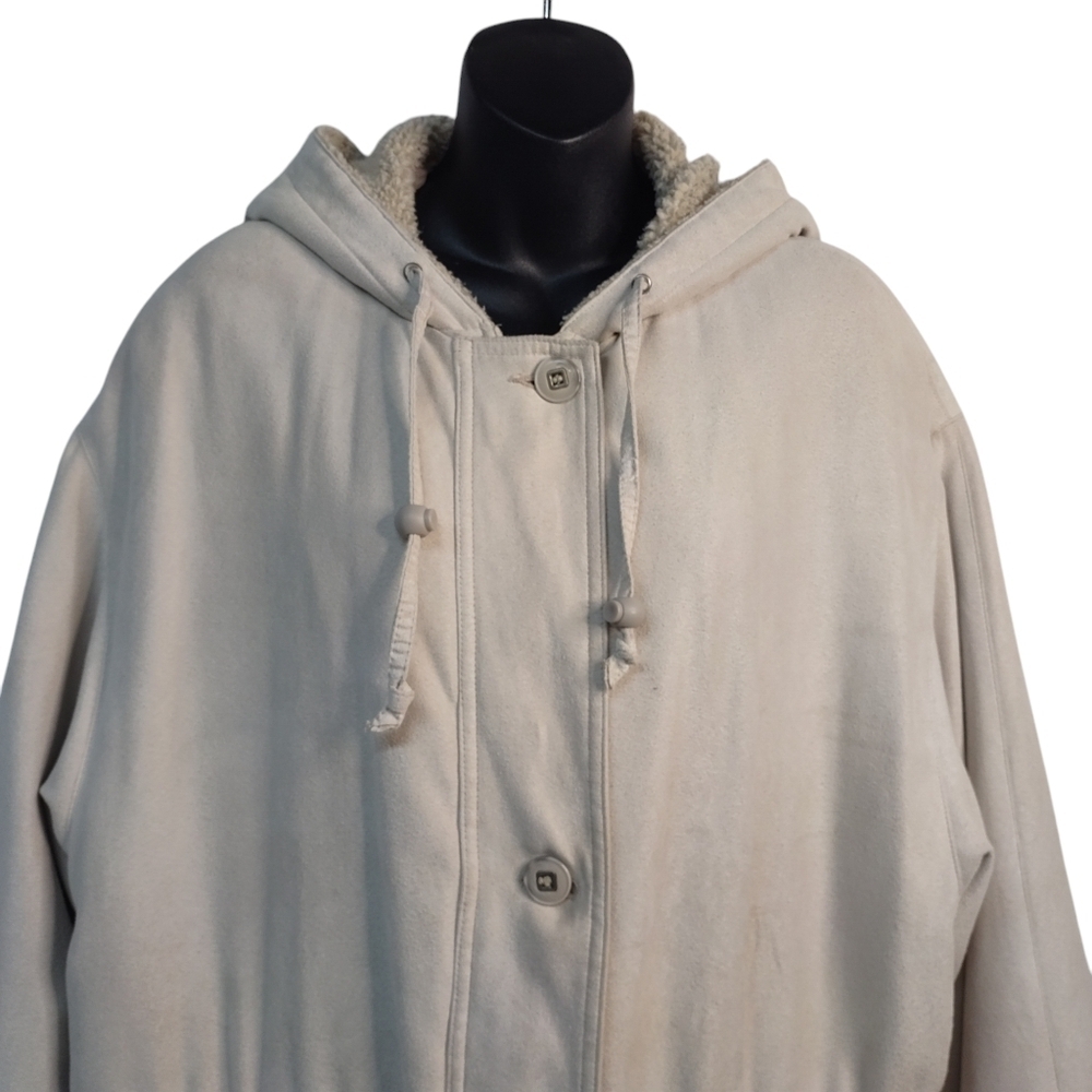 Forecaster of Boston Coat Women's Beige Tan Quilted Coat Size L - Picture 3 of 10